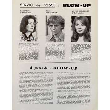 BLOW UP Original Herald- 9x12 in. - 1968 - Michelangelo Antonioni, David Hemmings