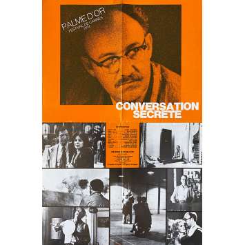 CONVERSATION SECRETE Synopsis- 24x30 cm. - 1974 - Gene Hackman, Francis Ford Coppola