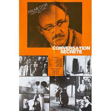 CONVERSATION SECRETE Synopsis- 24x30 cm. - 1974 - Gene Hackman, Francis Ford Coppola CONVERSATION SECRETE Synopsis- 24x30 cm. - 1974 - Gene Hackman, Francis Ford Coppola