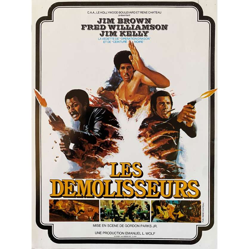 LES DEMOLISSEURS Synopsis- 21x30 cm. - 1974 - Jim Brown, Fred Williamson, Gordon Parks Jr.