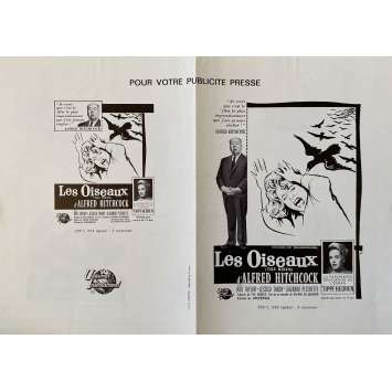 LES OISEAUX Synopsis- 16x24 cm. - 1963 - Tippi Hedren, Alfred Hitchcock