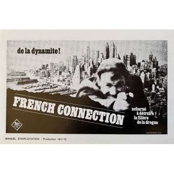 FRENCH CONNECTION Dossier de presse- 16x24 cm. - 1971 - Gene Hackman, William Friedkin