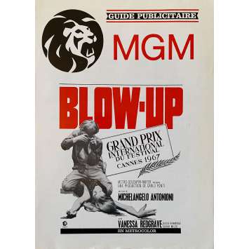 BLOW UP Original Pressbook 6p - 9x12 in. - 1968 - Michelangelo Antonioni, David Hemmings