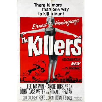 THE KILLERS Original Movie Poster- 27x40 in. - 1964 - Don Siegel, Lee Marvin