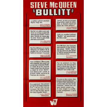 BULLITT Original Movie Poster Reviews - 32x47 in. - 1968 - Peter Yates, Steve McQueen BULLITT Original Movie Poster Reviews - 32x47 in. - 1968 - Peter Yates, Steve McQueen