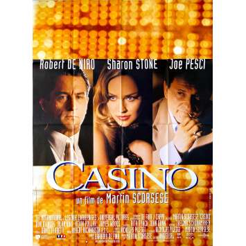 CASINO Affiche de cinéma- 120x160 cm. - 1995 - Robert de Niro, Martin Scorsese