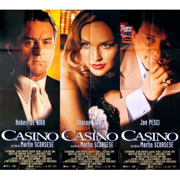 CASINO Original Movie Poster lot- 23x63 in. - 1995 - Martin Scorsese, Robert de Niro