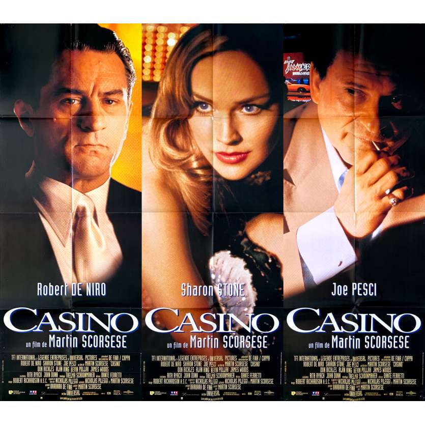 CASINO Affiches de film- 60x160 cm. - 1995 - Robert de Niro, Martin Scorsese