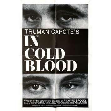 IN COLD BLOOD Original Movie Poster- 27x40 in. - 1967 - Richard Brooks, Robert Blake