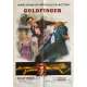 GOLDFINGER Original Movie Poster- 15x21 in. - R1970 - Guy Hamilton, Sean Connery