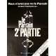 LE PARRAIN 2 Affiche de cinéma- 40x54 cm. - 1975 - Robert de Niro, Francis Ford Coppola