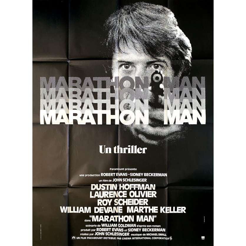 MARATHON MAN Affiche de cinéma- 120x160 cm. - 1976 - Dustin Hoffman, John Schlesinger