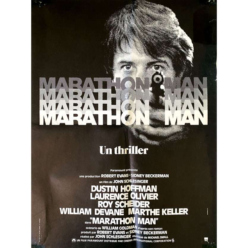 MARATHON MAN Affiche de cinéma- 40x54 cm. - 1976 - Dustin Hoffman, John Schlesinger