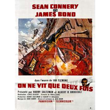 ON NE VIT QUE DEUX FOIS Affiche de cinéma- 80x120 cm. - R1980 - Sean Connery, Lewis Gilbert