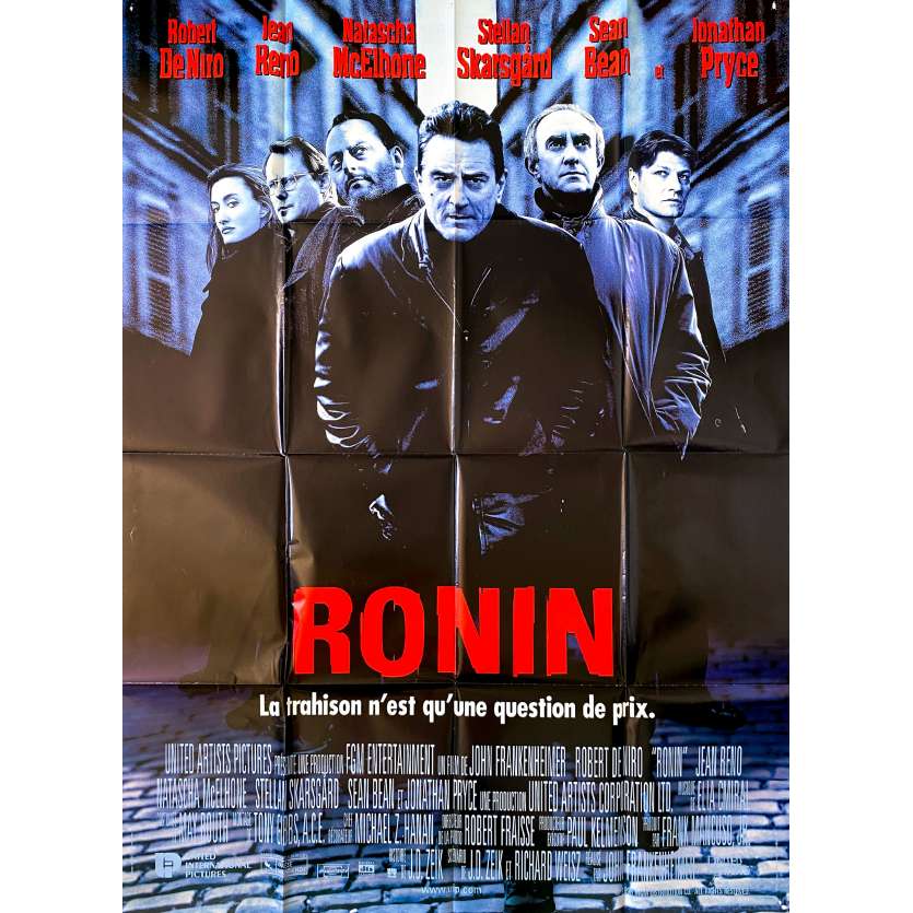 RONIN Original Movie Poster- 47x63 in. - 1998 - John Frankenheimer, Robert de Niro