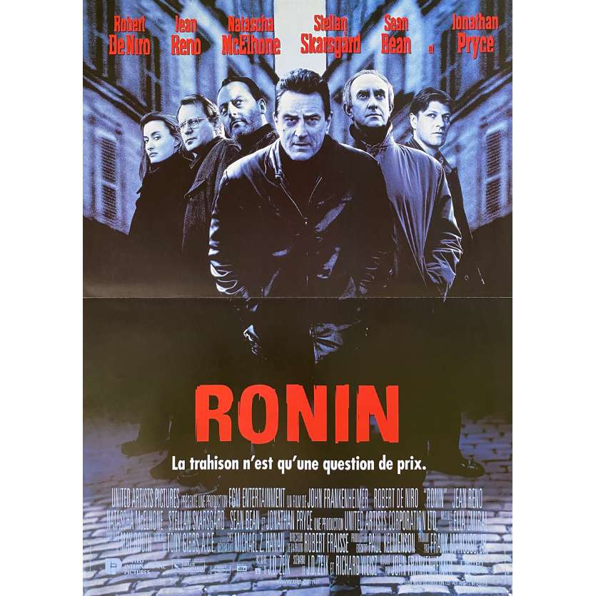 RONIN Original Movie Poster- 15x21 in. - 1998 - John Frankenheimer, Robert de Niro