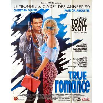 TRUE ROMANCE Affiche de cinéma Style A - 120x160 cm. - 1993 - Patricia Arquette, Tony Scott