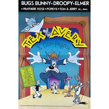 TEX AVERY & COMPANY Original Movie Poster- 15x21 in. - 1985 - Tex Avery, 0