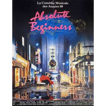 ABSOLUTE BEGINNERS Original Movie Poster- 23x32 in. - 1986 - Julien Temple, David Bowie