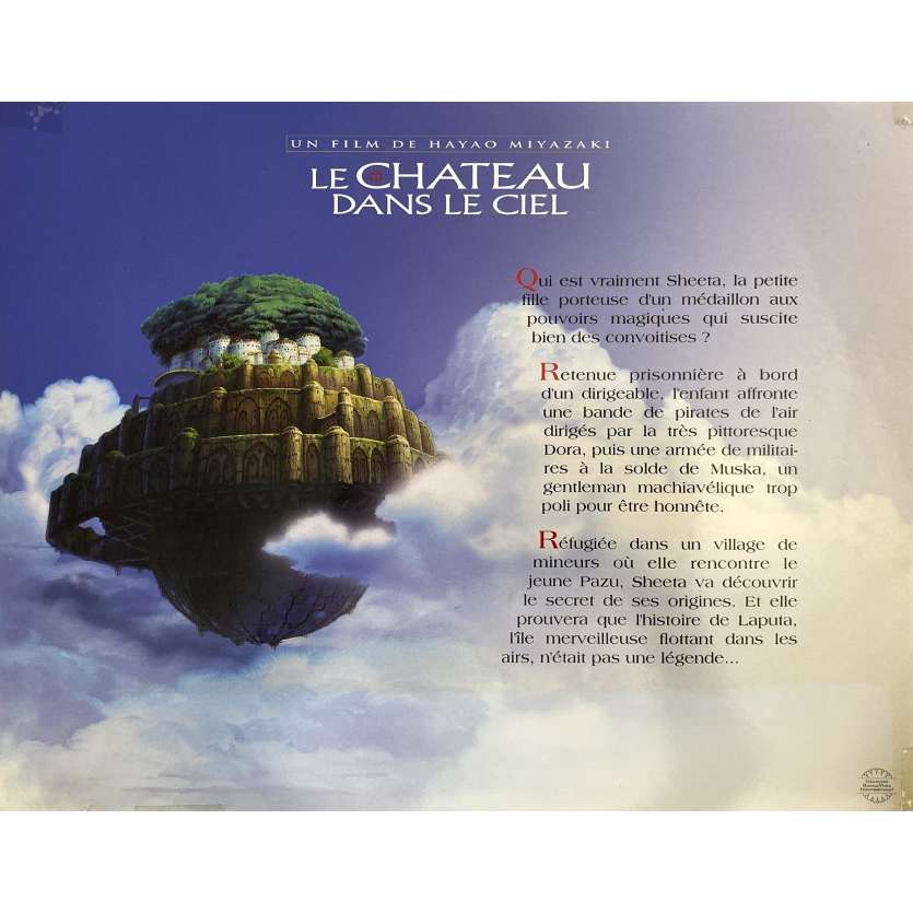 CASTLE IN THE SKY Original Lobby Card N08 - 12x15 in. - 1986 - Hayao Miyazaki, Studio Ghibli