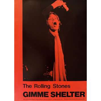THE ROLLING STONES - GIMME SHELTER Photo de film N08 - 30x40 cm. - 1970 - Keith Richards, Mick Jagger