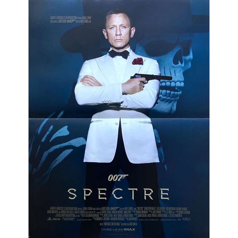 SPECTRE Movie Poster def 15x21 in. French - 2015 - Sam Mendes, Daniel Craig