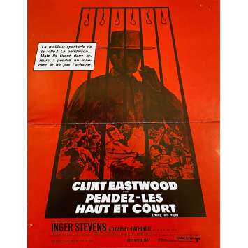 PENDEZ LES HAUTS ET COURTS Synopsis- 24x30 cm. - R1970 - Clint Eastwood, Ted Post