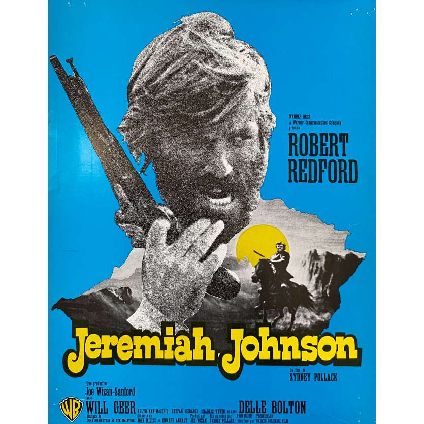 JEREMIAH JOHNSON Original Herald- 10x12 in. - 1972 - Sidney Pollack, Robert Redford