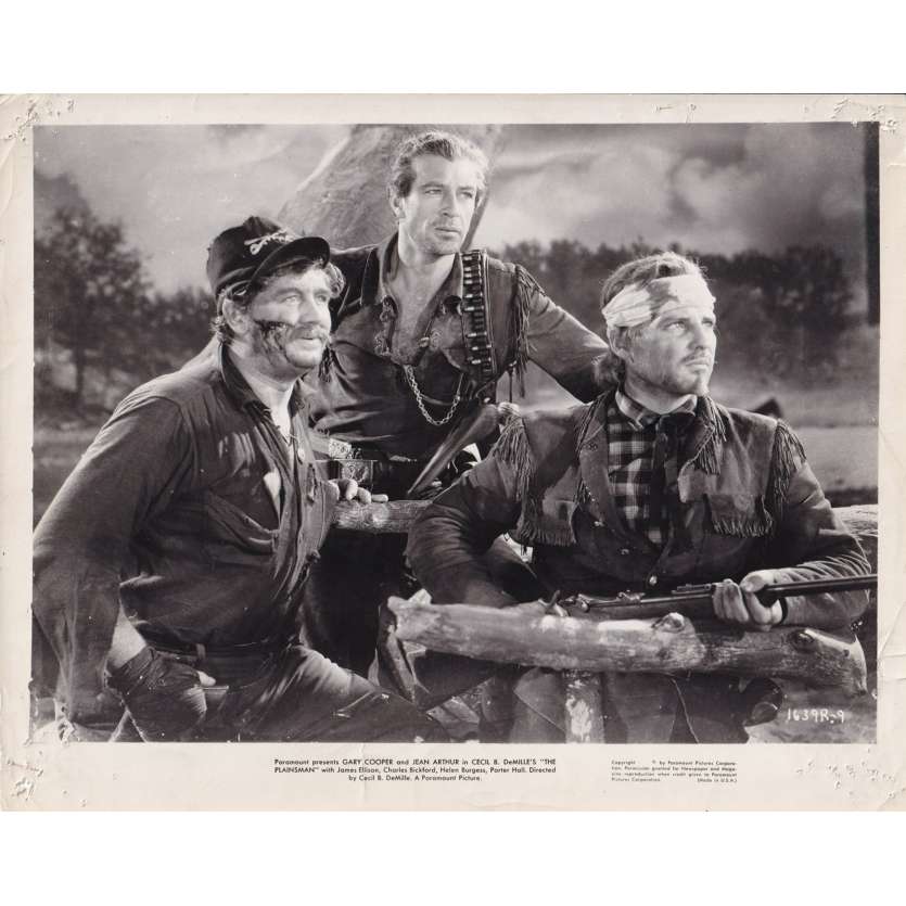 THE PLAINSMAN Original Movie Still 1639R-9 - 8x10 in. - 1936 - Cecil B. DeMille, Gary Cooper, Jean Arthur