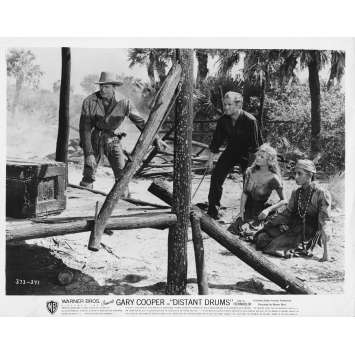 DISTANT DRUMS Original Movie Still 373-341 - 8x10 in. - 1951 - Raoul Walsh, Gary Cooper