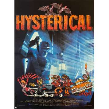 HYSTERICAL Affiche de cinéma- 40x60 cm. - 1983 - Bill Hudson, Chris Bearde