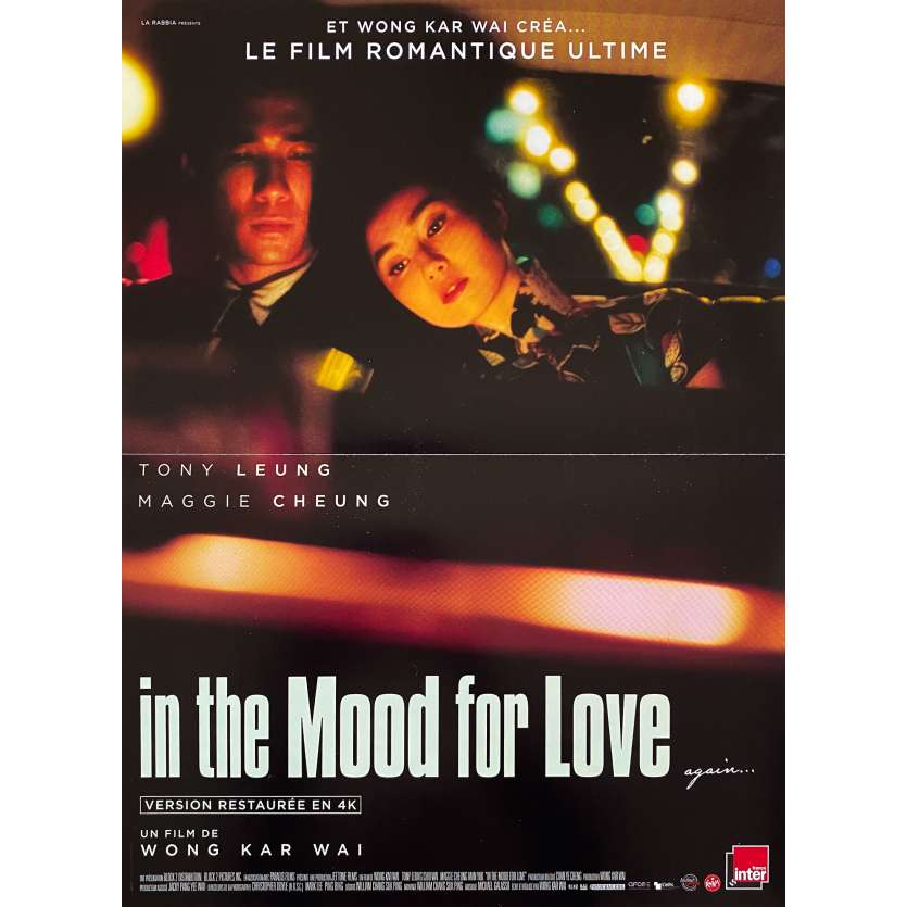 IN THE MOOD FOR LOVE Affiche de cinéma 4K - 40x54 cm. - R2020 - Tony Leung, Wong Kar Wai