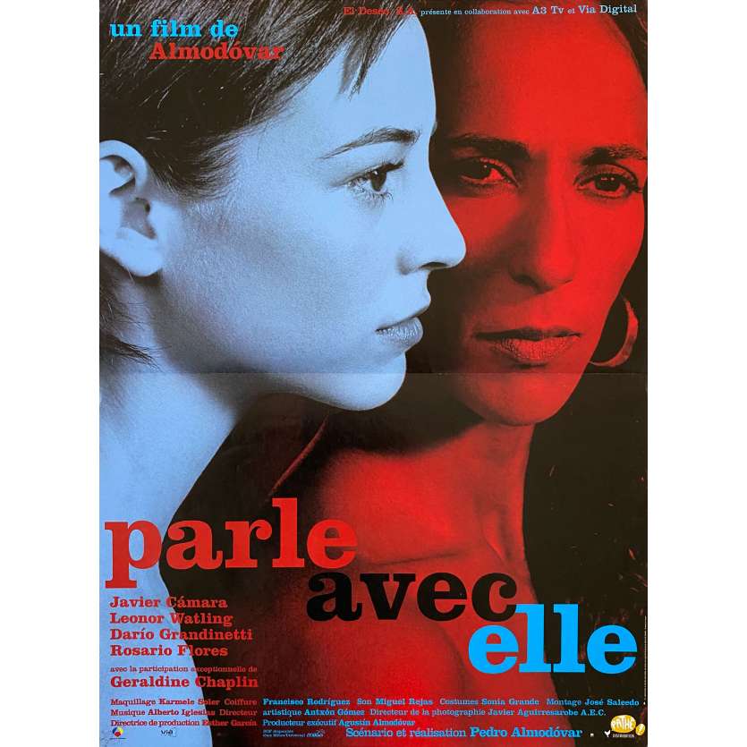 TALK TO HER Original Movie Poster- 15x21 in. - 2002 - Pedro Almodóvar, Rosario Dawson