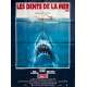 LES DENTS DE LA MER Affiche de cinéma- 120x160 cm. - 1975 - Roy Sheider, Steven Spielberg