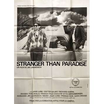 STRANGER THAN PARADISE Original Movie Poster- 47x63 in. - 1984 - Jim Jarmush, John Lurie