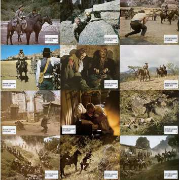 BUTCH CASSIDY AND THE SUNDANCE KID Original Lobby Cards x12 - 9x12 in. - R1970 - George Roy Hill, Paul Newman, Robert Redford