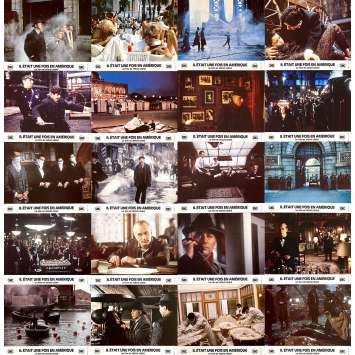 ONCE UPON A TIME IN AMERICA Original Lobby Cards x20 - 9x12 in. - 1984 - Sergio Leone, Robert de Niro