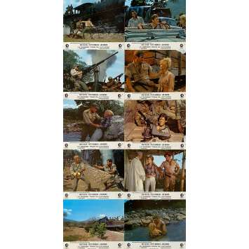 THE MERCENARIES Original Lobby Cards x10 - 9x12 in. - 1968 - Jack Cardiff, Rod Taylor