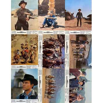 MAGNIFICENT SEVEN Original Lobby Cards x9 - Set B - 9x12 in. - R1970 - Yul Brynner, Steve McQueen MAGNIFICENT SEVEN Original Lobby Cards x9 - Set B - 9x12 in. - R1970 - Yul Brynner, Steve McQueen