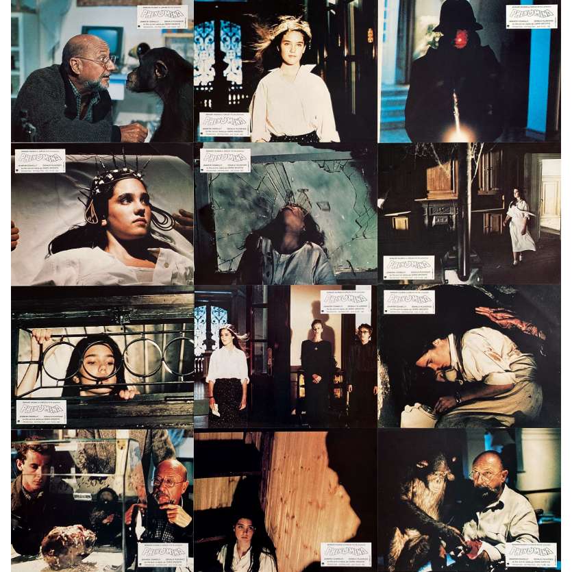 CREEPERS French Lobby Cards 9x12 in. 1985 x12