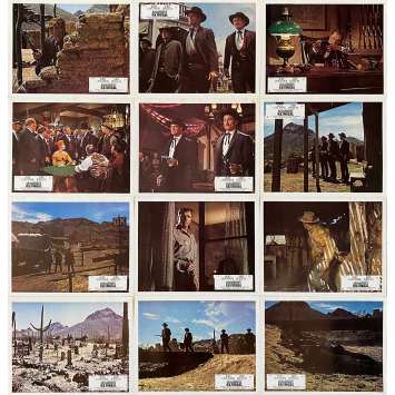 GUNFIGHT AT THE O.K. CORRAL Original Lobby Cards x12 - 9x12 in. - 1957 - John Sturges, Burt Lancaster