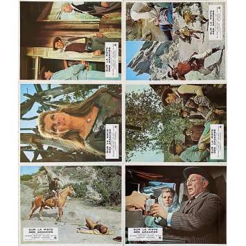 APACHE UPRISING Original Lobby Cards x6 - 9x12 in. - 1965 - R.G. Springsteen, Rory Calhoun