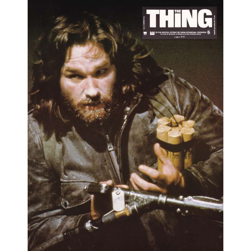 THE THING Original Lobby Card N01 - 9x12 in. - 1982 - John Carpenter, Kurt Russel