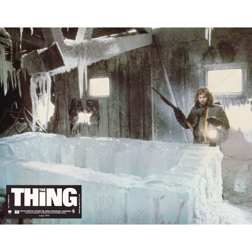 THE THING Original Lobby Card N06 - 9x12 in. - 1982 - John Carpenter, Kurt Russel