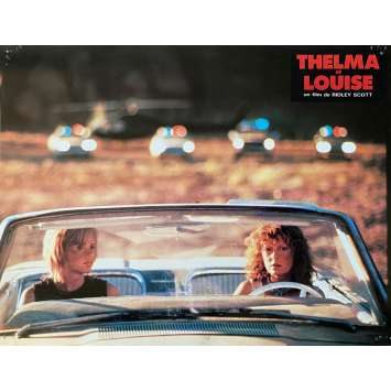 THELMA AND LOUISE Original Lobby Card N1 - 9x12 in. - 1991 - Ridley Scott, Geena Davis