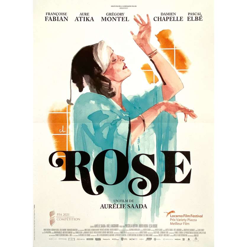 ROSE Affiche de cinéma- 40x60 cm. - 2021 - Françoise Fabian, Aurélie Saada