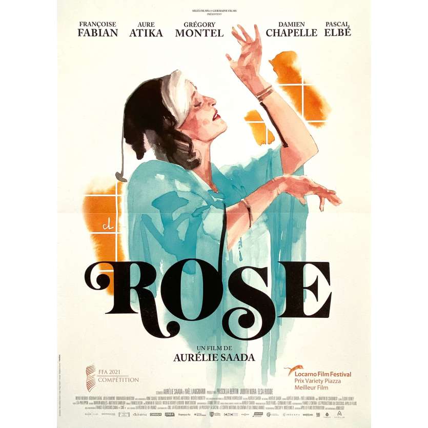 ROSE Original Movie Poster- 15x21 in. - 2021 - Aurélie Saada, Françoise Fabian