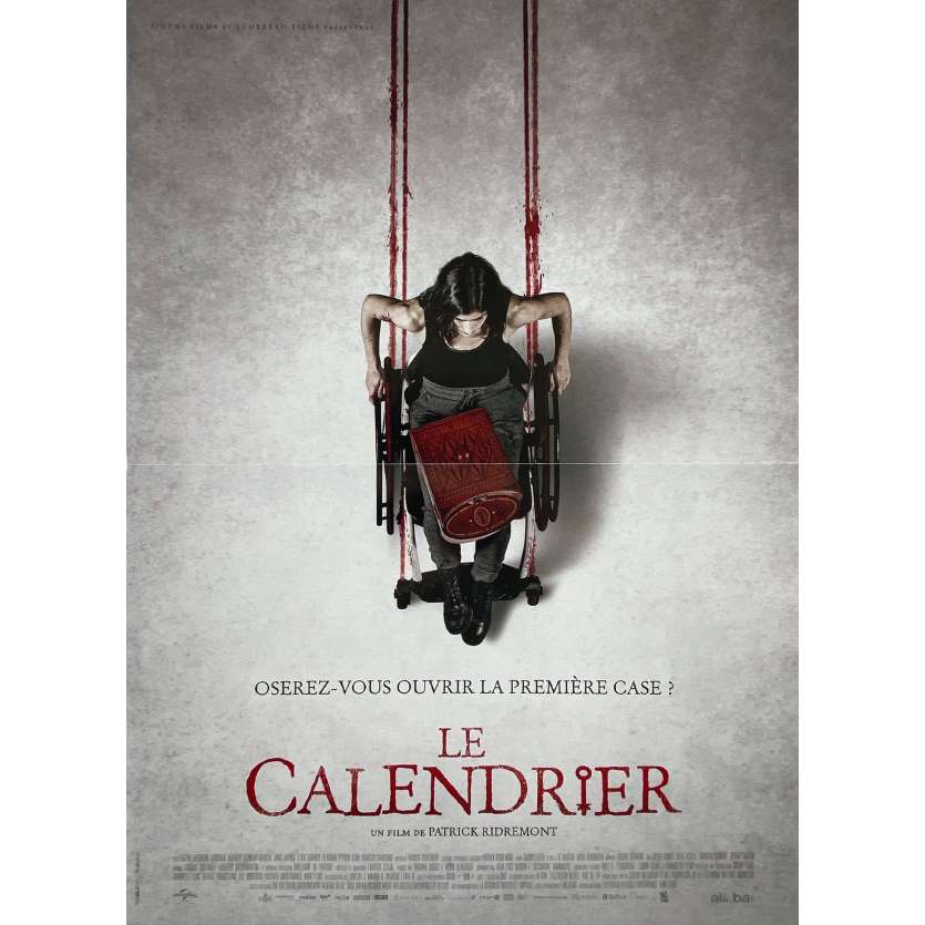 LE CALENDRIER Affiche de cinéma- 40x60 cm. - 2021 - Eugénie Derouand, Patrick Ridremont