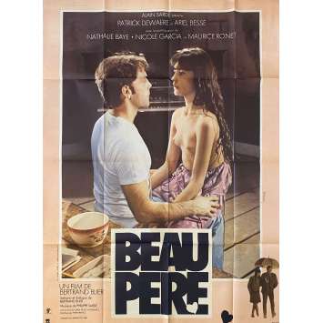 BEAU PERE Movie Poster47x63 in. French - 1981 - Bertrand Blier, Patrick Dewaere