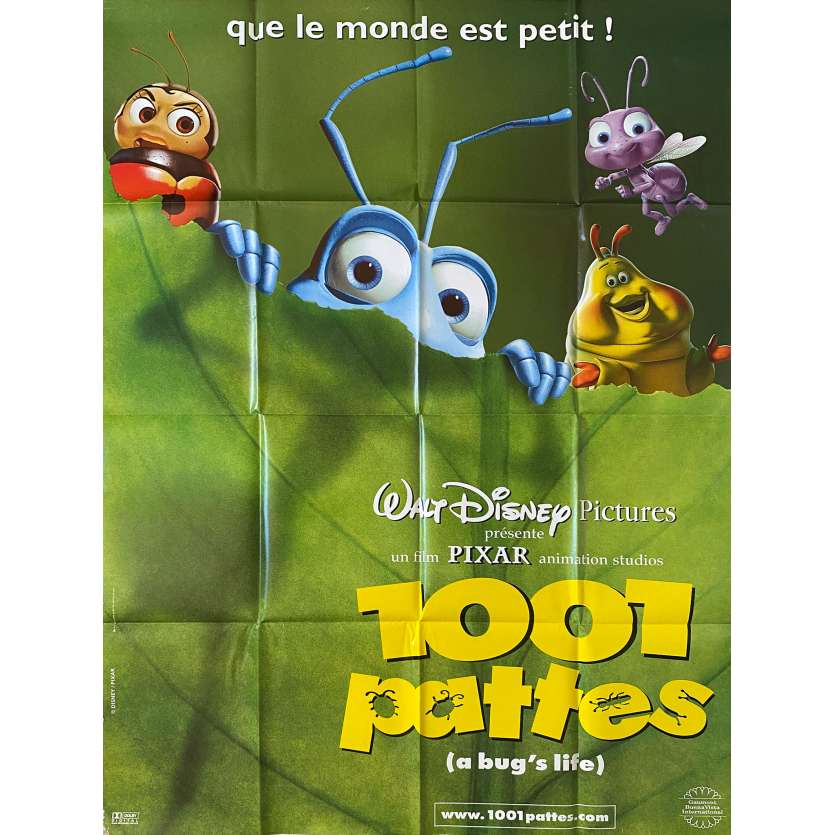 A BUG'S LIFE Original Movie Poster- 47x63 in. - 1998 - John Lasseter, Pixar